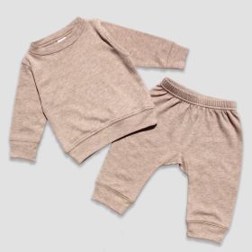 Luxe Baby Sweatsuits (Option: Polyester Cotton Blend Truffle 1218M)