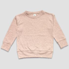 Luxe Youth Long Sleeve Crew Neck Pullover Shirts (Option: Polyester Cotton Blend Truffle XL)