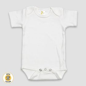 Baby Short Sleeve One (Option: Piece Onesies – Premium 100% Cotton Black 03M)