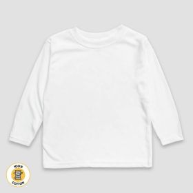 Toddler Long Sleeve T (Option: Shirts  White  Premium 100% Cotton 5T)