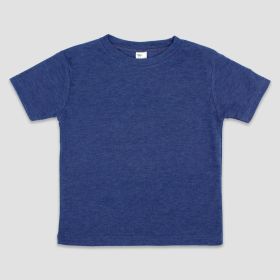 Luxe Toddler Crew Neck T (Option: Shirts  65% Polyester 35% Cotton Blend Denim Heather 3T)