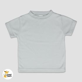 Baby Short Sleeve T (Option: Shirts  100% Polyester Silver 03M)