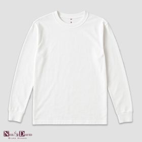 Men’s Long Sleeve T (Option: Shirts – White – 100% Polyester XL)