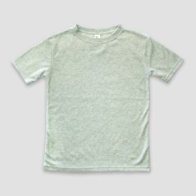 Luxe Toddler Crew Neck T (Option: Shirts  65% Polyester 35% Cotton Blend Sage Heather 5T)